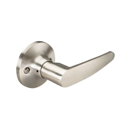 Yale Half Dummy Lock with Alpharetta Lever Satin Nickel Finish ALD15R